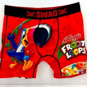 SWAG, FROOT LOOPS BY KELLOG’S BOXER BRIEFS,92% MICROPOLYESTER 8% ELSTANE, LARGE